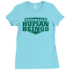 greendale human beings Ladies Fitted T-Shirt