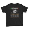 santa gemini christmas ugly t shirts Youth Tee