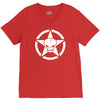 army skull V-Neck Tee