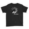 buffering  funny retro loading computer console fashion party Youth Tee
