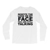 rude slogan Long Sleeve Shirts