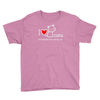 i love cats it's people who annoy me Youth Tee