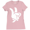 peace sign Ladies Fitted T-Shirt