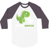 daddysaurus dinosaur dino 3/4 Sleeve Shirt