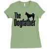 the dogfather Ladies Fitted T-Shirt