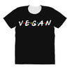 vegan friends tv show parody All Over Women's T-shirt