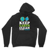 keep earth clean it's not uranus kawaii planets Hoodie