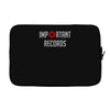 important records Laptop sleeve