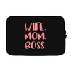 wife boss mom Laptop sleeve