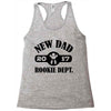 rookie new dad 2017 Racerback Tank