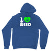 i love weed fun Unisex Hoodie