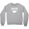bacon is meat candy Crewneck Sweatshirt