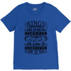 Real Kings Are Born On December 22 V-Neck Tee