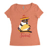 taco cat Women's Triblend Scoop T-shirt