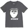 people without beard V-Neck Tee
