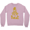 uomo dakar stampa oro moto deserto parigi africa sport Crewneck Sweatshirt