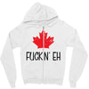 canada fuckin eh Zipper Hoodie