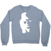 sax player lady face optical illusion Crewneck Sweatshirt