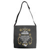 i am an aries Adjustable Strap Totes