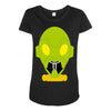 annihilus face Maternity Scoop Neck T-shirt