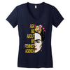 ask me about my feminist agenda frida kahlo Women's V-Neck T-Shirt
