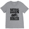 natural born biker V-Neck Tee