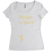 Muggle On Board Women's Triblend Scoop T-shirt