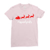 squadgoals santa Ladies Fitted T-Shirt