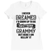 Perfect Freakin Grammy Ladies Fitted T-Shirt