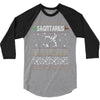 sagittarius christmas ugly sweater 3/4 Sleeve Shirt