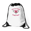 turn that frown upside down Drawstring Bags