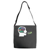 too many tabs open Adjustable Strap Totes