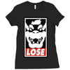 lose Ladies Fitted T-Shirt
