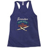 grandpa the pilot the myth the legend Racerback Tank