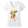 rooster pride Women's V-Neck T-Shirt