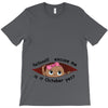 October Peeking Out Baby Girl T-Shirt
