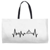 Heart Beats Mountain Weekender Totes