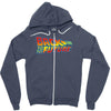 funny typoghrapy Zipper Hoodie