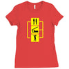 eat sleep golf golfing cool sport dad fathers day christmas gift t shi Ladies Fitted T-Shirt