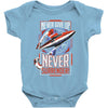 never surrender Baby Onesie