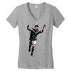 lionel messi 4 Women's V-Neck T-Shirt