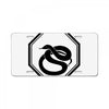 snake black License Plate