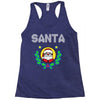 santa christmas Racerback Tank