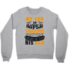 Son Is Super and I Am The Lucky One Because I Get To Be His Dad Crewneck Sweatshirt
