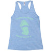 saint patrick made me do it Racerback Tank