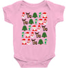 christmas pixel Baby Bodysuit