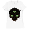 see no evil off Ladies Fitted T-Shirt