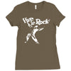 vive le rock! little richard black Ladies Fitted T-Shirt
