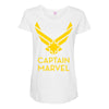 captain marvel 4 Maternity Scoop Neck T-shirt
