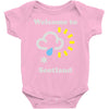 scottish weather Baby Onesie